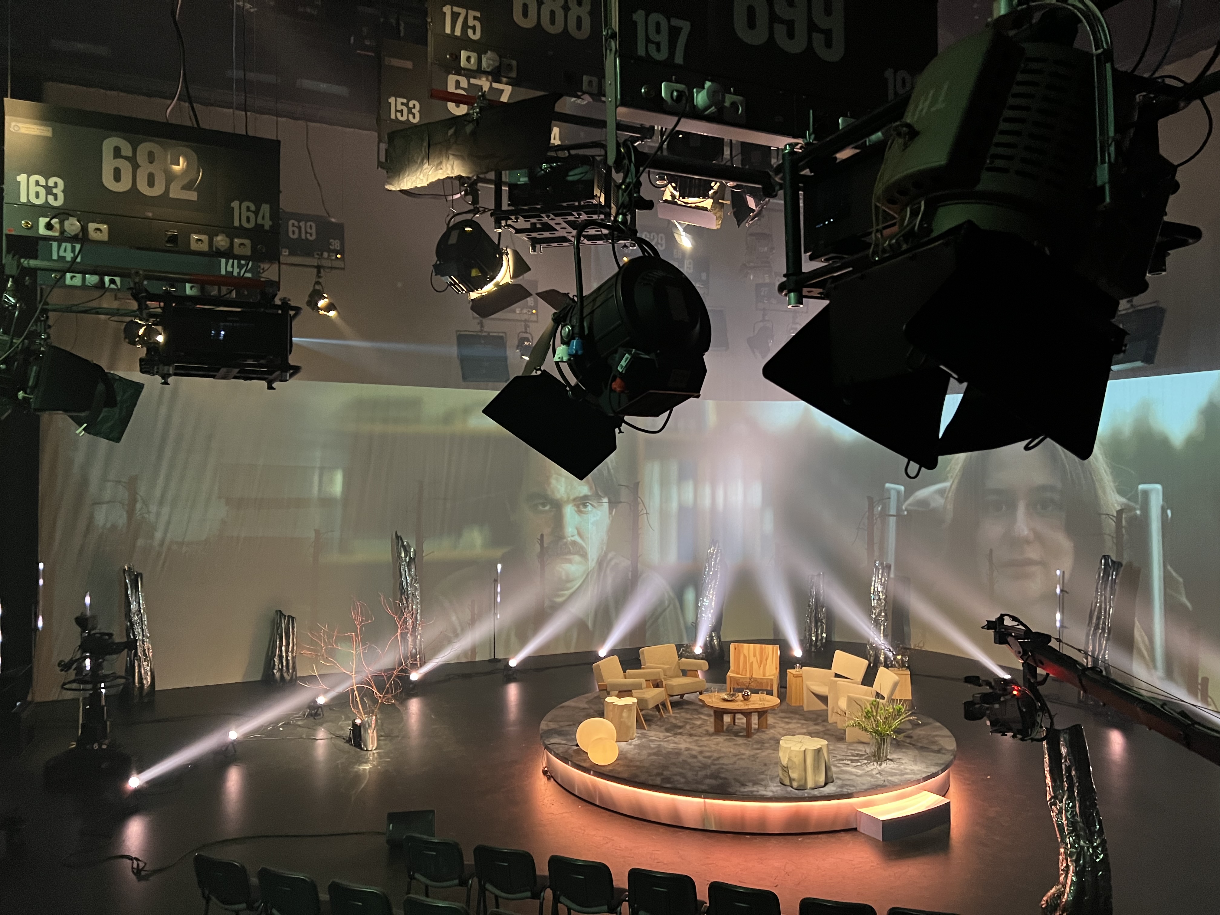 TV studio set for Händelser Vid Vatten